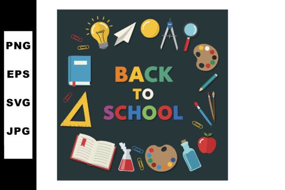 Back to School Colorful Education Supplies: A Vibrant Resource for Creative Learning