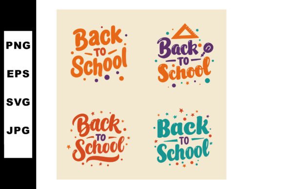 Back to School Hand Lettering Vector Designs: A Creative Boost for Your Projects