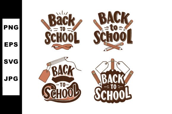 Back to School Lettering with Pencils