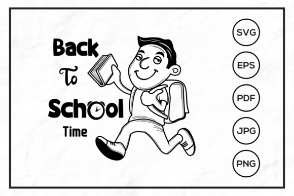 Back to School Student Doodle Character: A Strategic Design Asset for Creative and Commercial Use