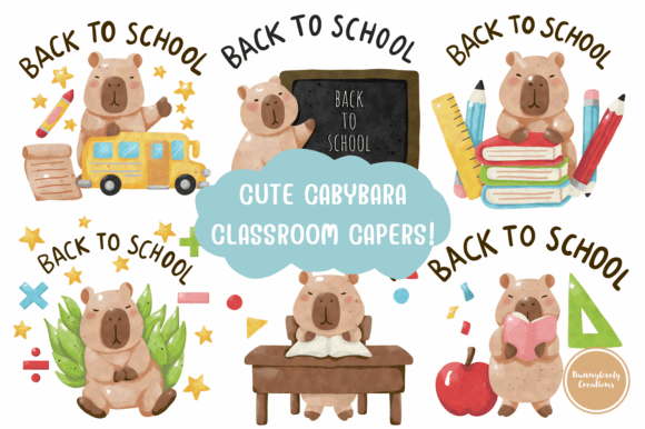 Cute Capybara Classroom Capers: A Strategic Tool for Educational Creativity and Branding