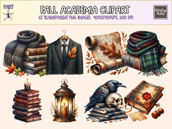 Fall Academia Clipart