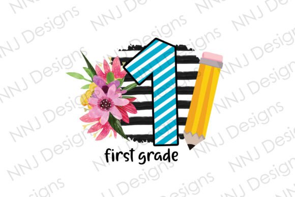First Grade Back to School PNG: A Versatile Design for Educators and Creatives