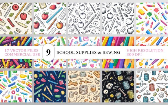 School Supplies Sewing Craft Patterns: A Creative Way to Enhance Learning and Crafting